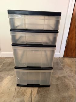 Plastic 5 drawer