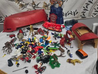 Playmobil Figure and Playset Lot With Accessories