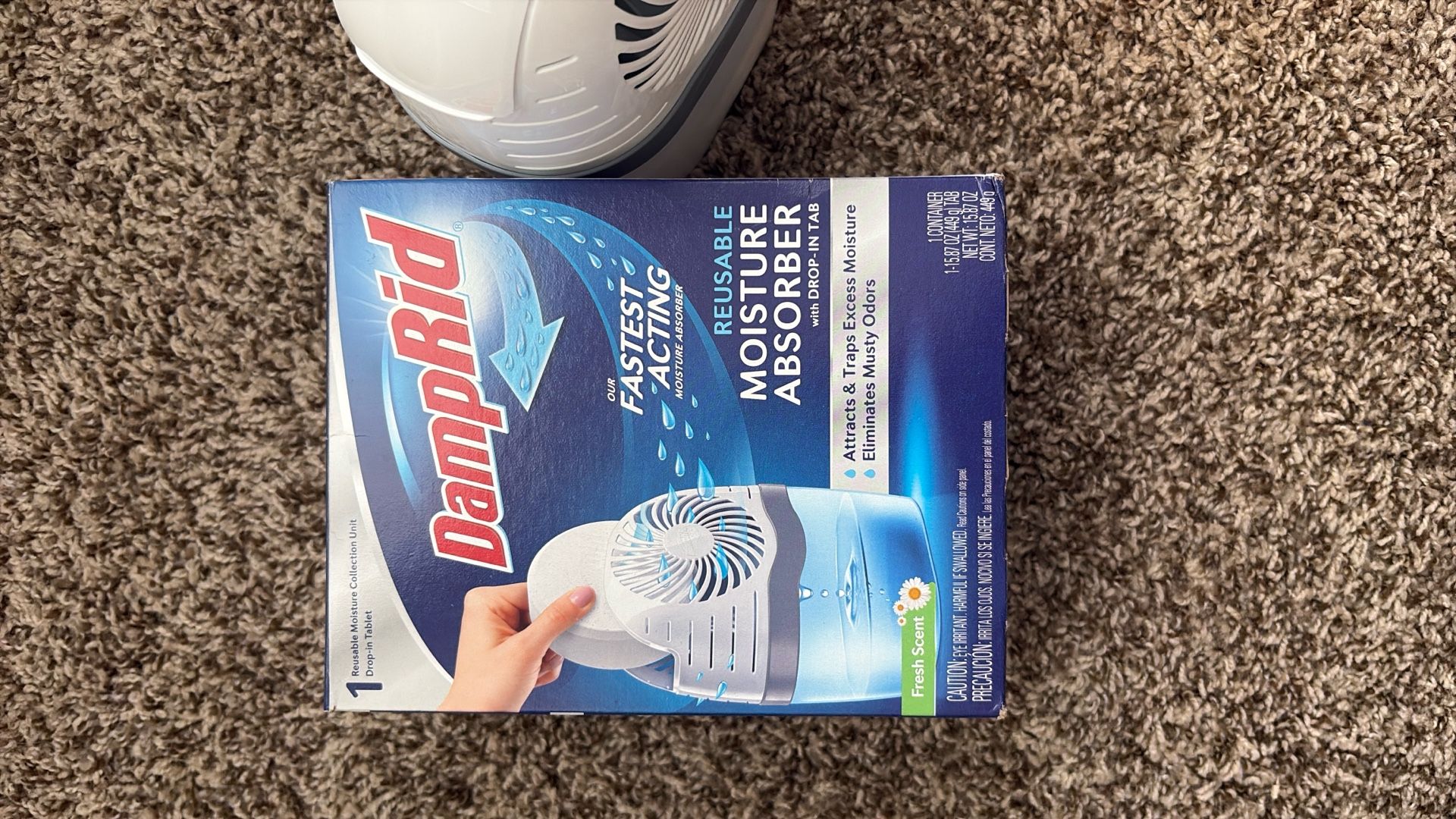 DampRid Reusable Moisture Absorber Drop-In Tablet Refill Pack, Fresh Scent, 15.8 oz.