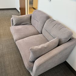 Light Grey Loveseat Couch