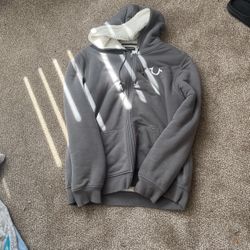 Grey True Religion Sweater
