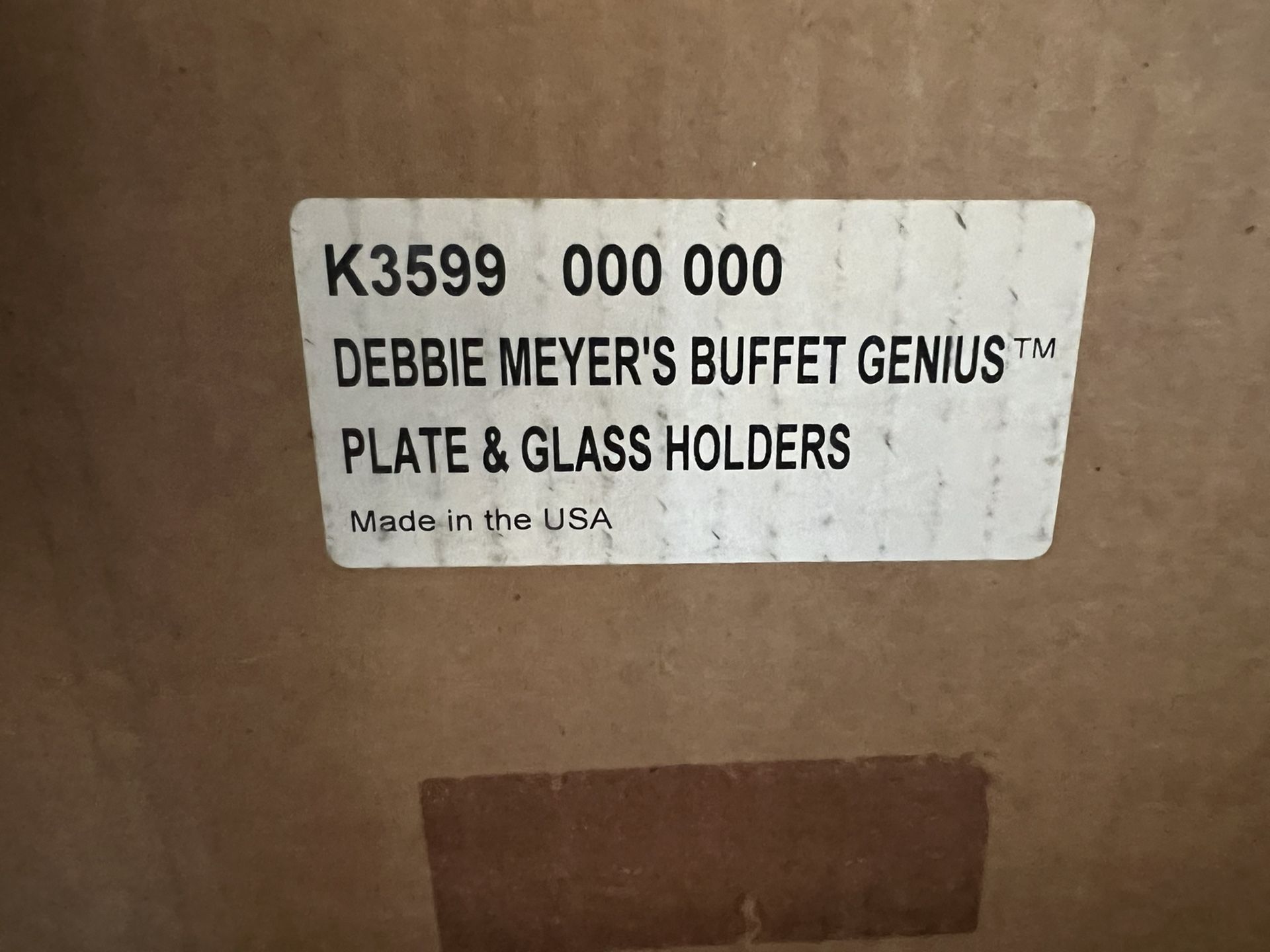 Debbie Meyer Genius Set Of 10  Buffetplate And Glass Holder - UNUSED