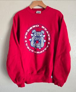 Vintage Fresno State Bulldogs Discus Sweater