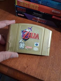 Nintendo 64 The Legend of Zelda Ocarina of Time collector's edition cartridge authentic $ $110 pick up only