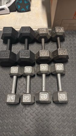 Barbell weights, good condition
