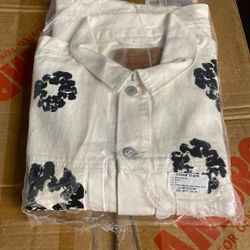 Denim Tears Levis Jacket White