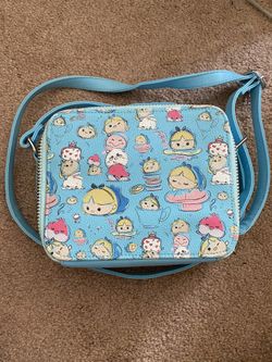 Disney Tsum Tsum Alice in Wonderland Crossbody Bag Purse Shoulder Tote