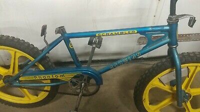 Schwinn Scrambler Phantom BMX Yellow SKYWAY TUFF WHEEL II