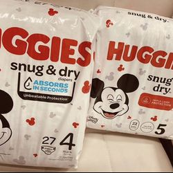 Huggies Snug & Dry Sizes 1-6