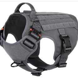 ICEFANG Tactical Dog Harness MOLLE Vest with Handle, XL *BRAND NEW*