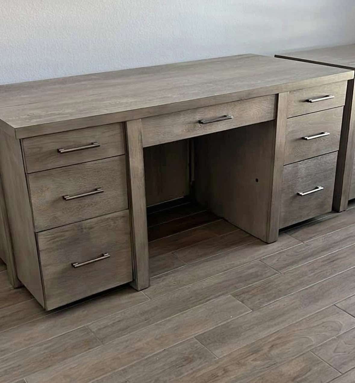 (IT’S AVAILABLE) Sophie Executive Desk - 66"W and A combo Workstation and Filing cabinet