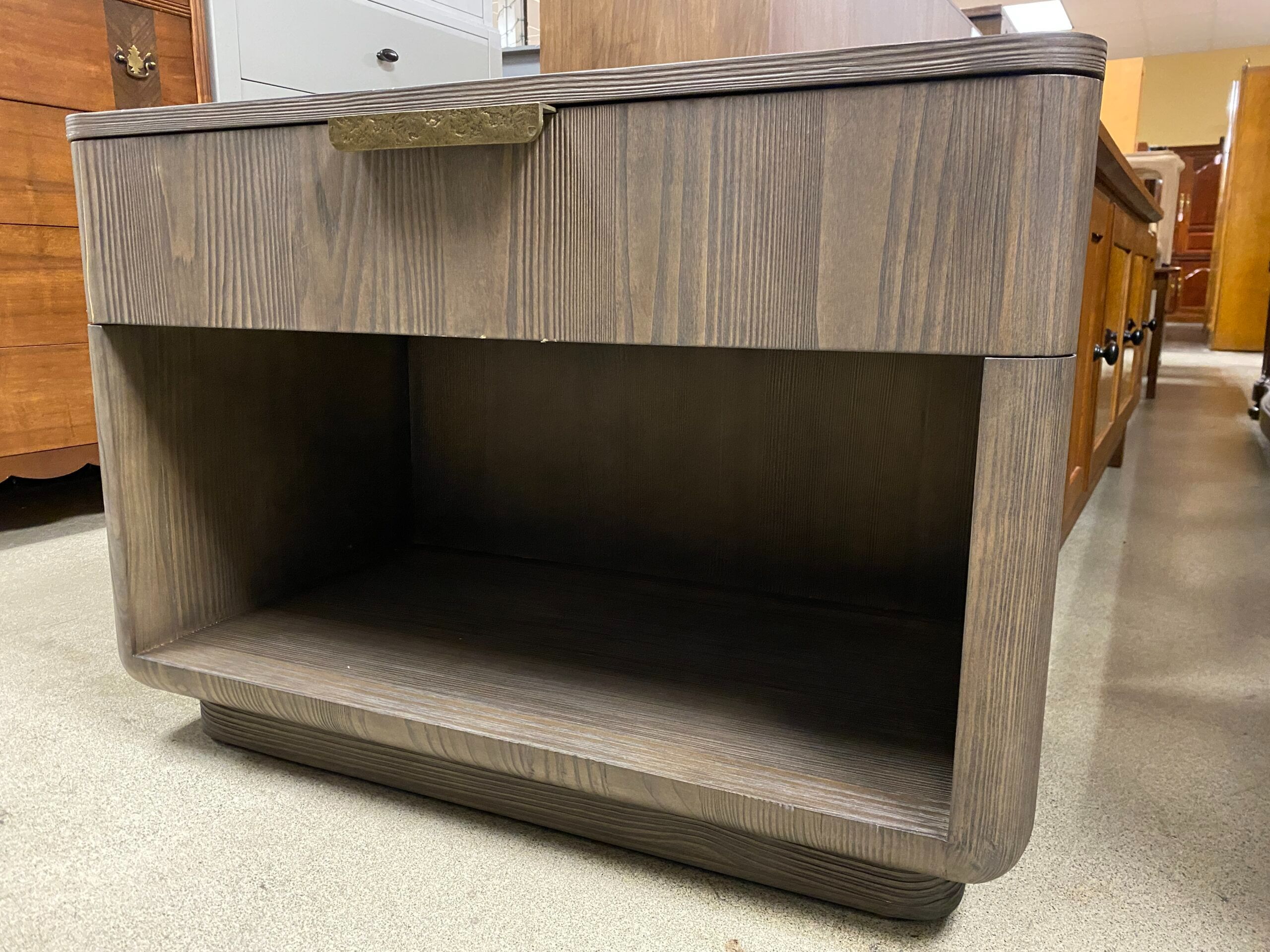 RESTORATION HARDWARE Ciro Brown Open Nightstand