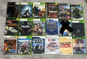 Classic Xbox, Xbox 360, Wii and Gameboy games
