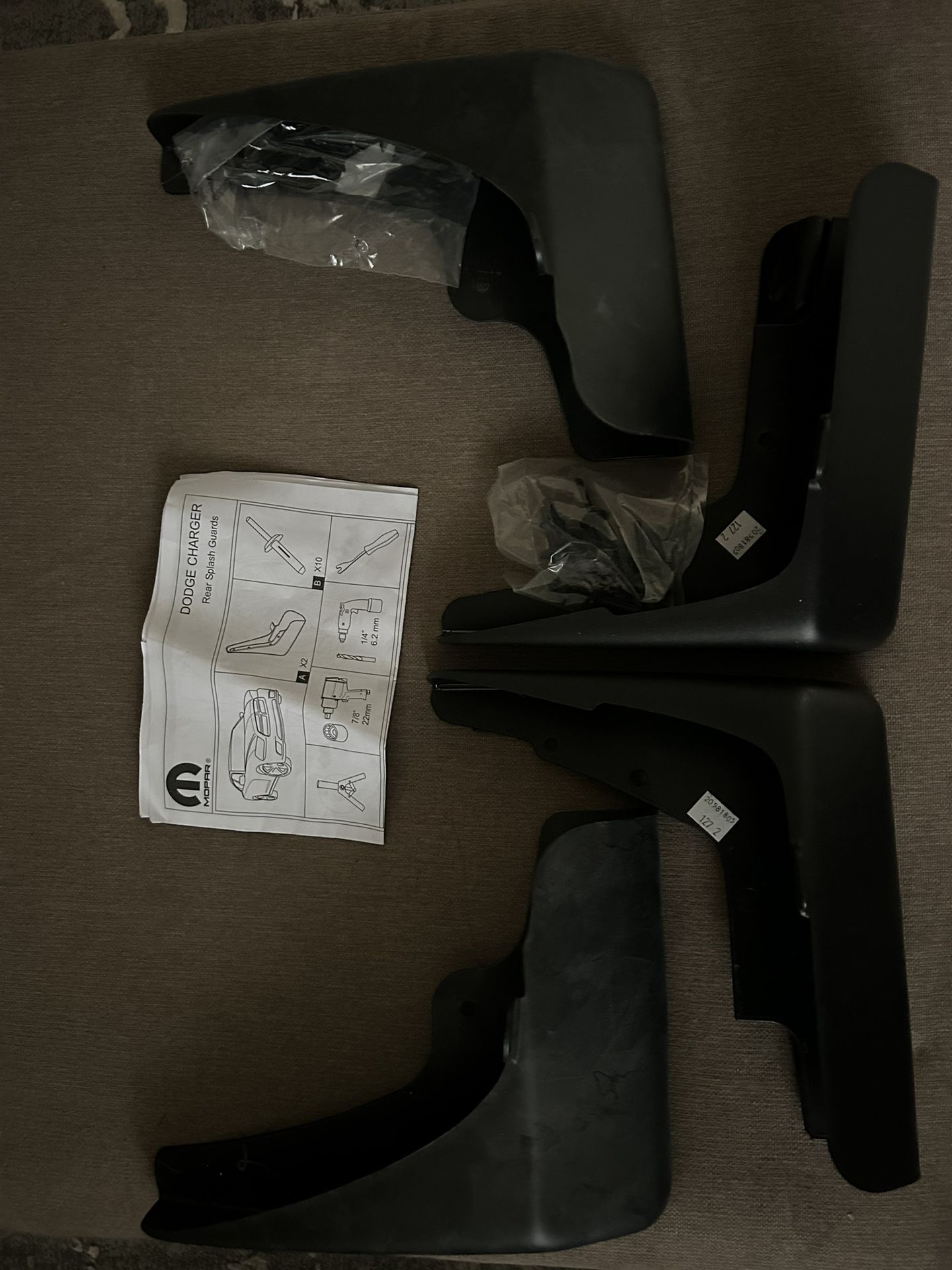 Dodge Charger Splash Guards (BRAND NEW)