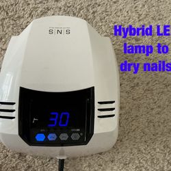 Hybrid  LED  lamp  (to dry  nails)  -  $120
