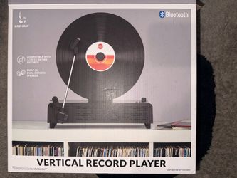 Vertical Record Player with bluetooth