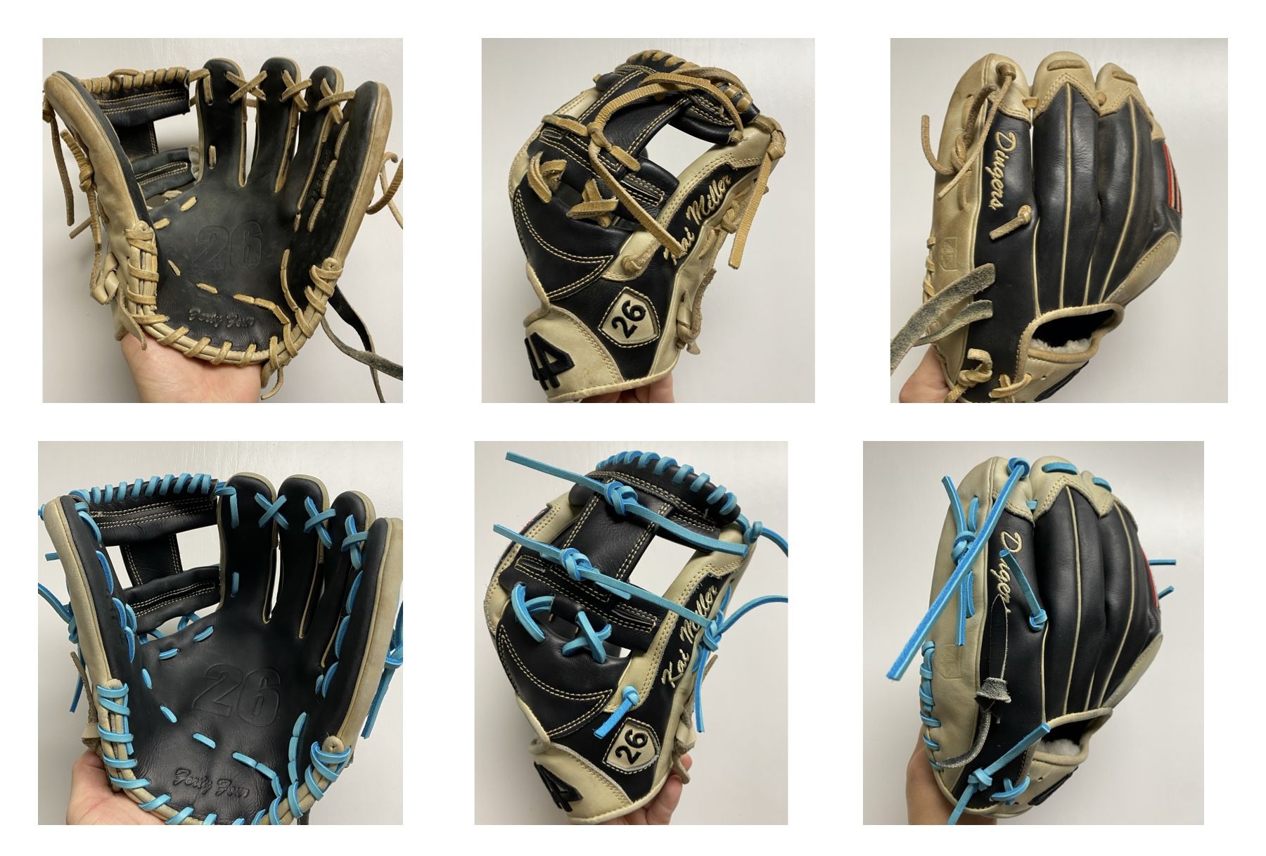 Baseball Softball Glove Relacing Cleaning Conditioning Lace Repair Fix