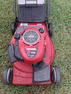 Craftsman self propelled mower with bag
