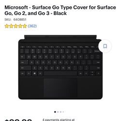 Microsoft Surface Go keyboard 