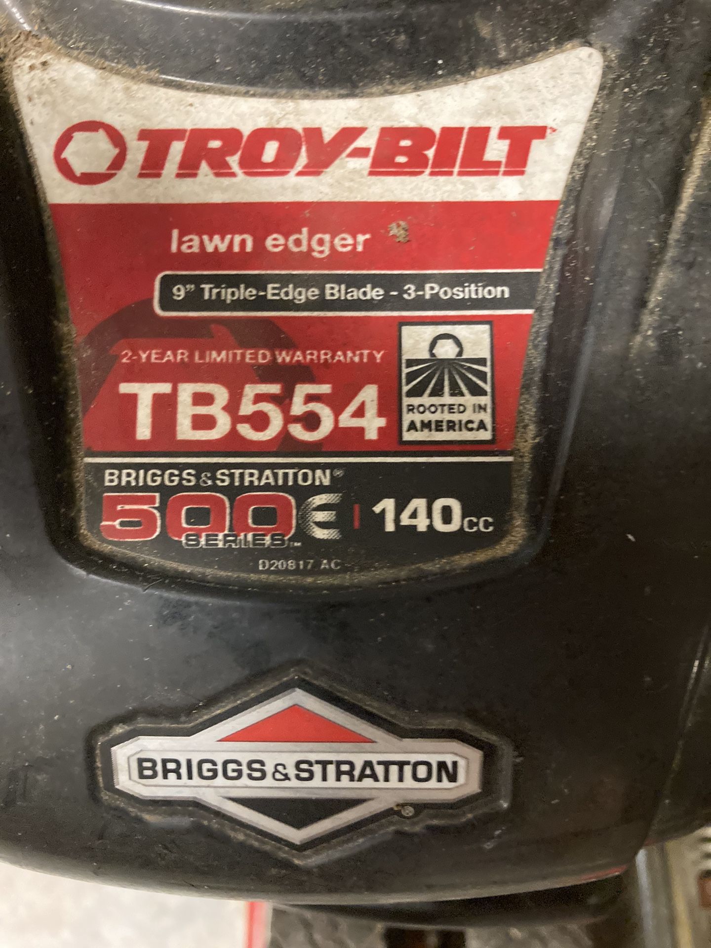 TroyBilt walk behind edger. Model TB554, 140 cc for Sale in Concord
