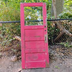 Vintage Red Door At An Incredible Price 