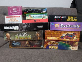 Board Games / Card & Trivia Quiz Game LOT