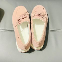 Pink Slip On Shoes Size 7/7.5