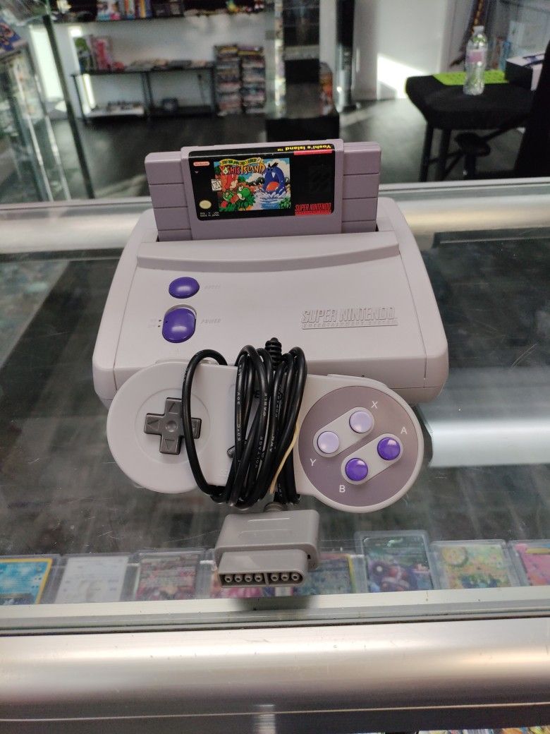 Super Nintendo Jr With Yoshis Island