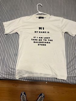 Balenciaga “If I Am Lost” T-Shirt
