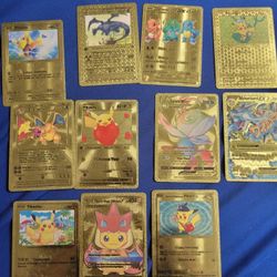 Gold Pokémon Cards 