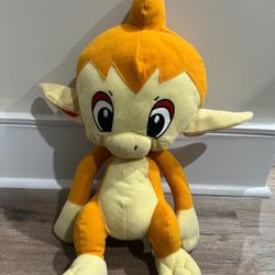 2010 ChimChar Toy Plush Stuffed Animal Pokemon Figure New