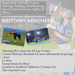 Baseball And Softball Lessons 
