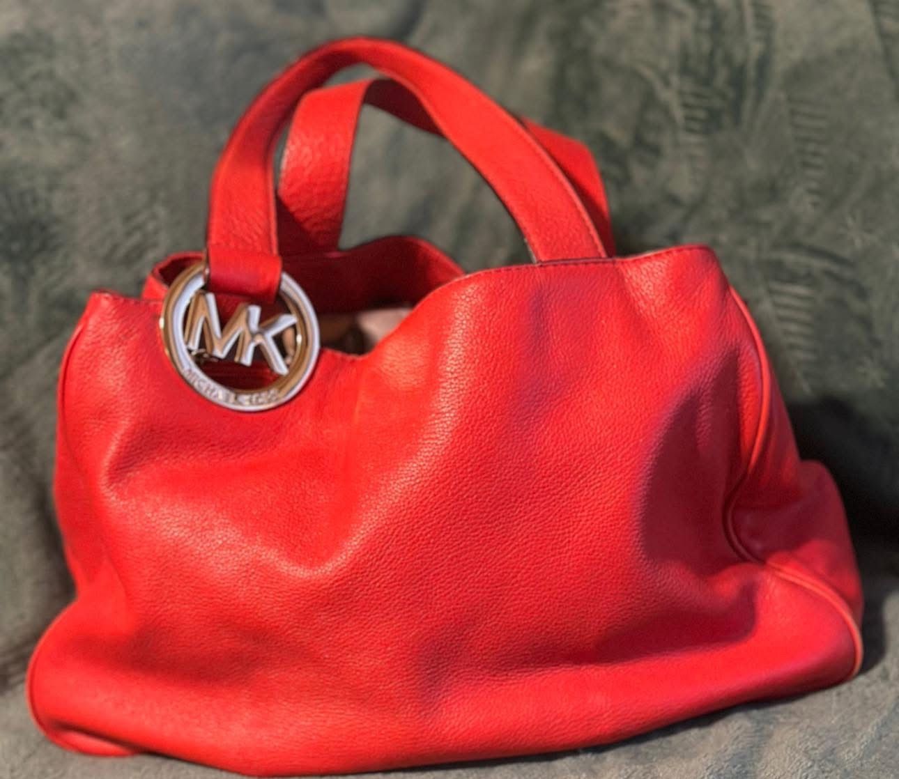 Michael Kors Orange Shoulder Bag  