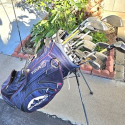 MEN'S RH GOLF CLUB SET - KING COBRA/ TAYLORMADE 