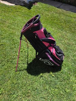 Callaway Chev Golf Stand Bag Pink Black