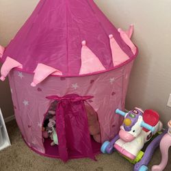 Tent and unicorn is missing couple screws