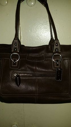 Coach original leather brown