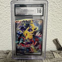 Pikachu ex Cgc gem mint 10