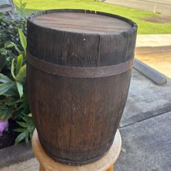 Small Wooden Barrel