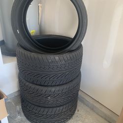 Mint Condition Staggered Tires 