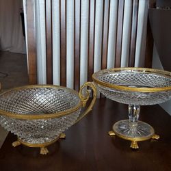 2 Antique Crystal Bowls. Make an offer. Moving . Need Gone aSAP. Cleaning Out