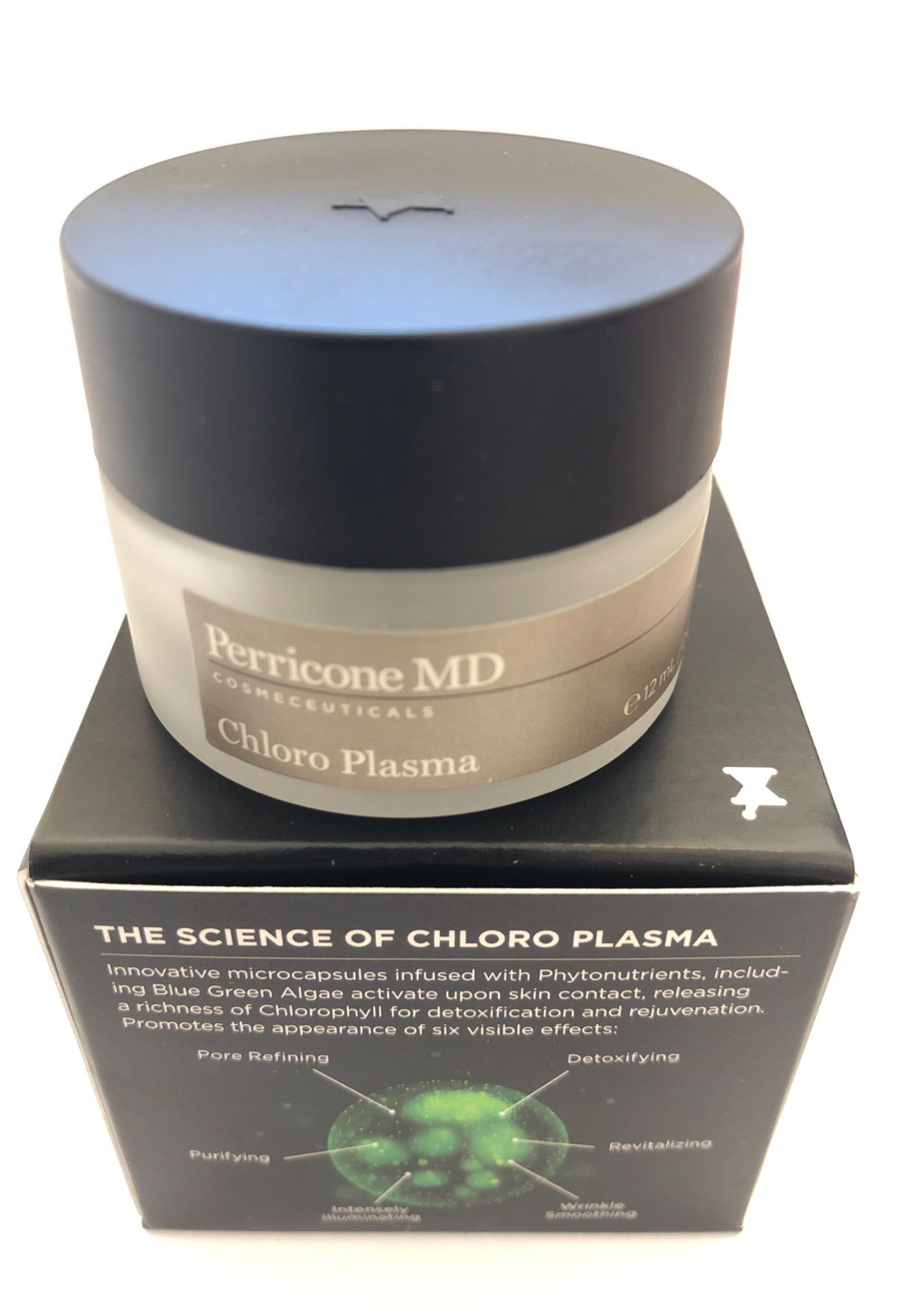 Perricone MD Chloro Plasma 0.4 fl. oz. NIB Transformative Treatment Mask with the Science of Phytonutrients