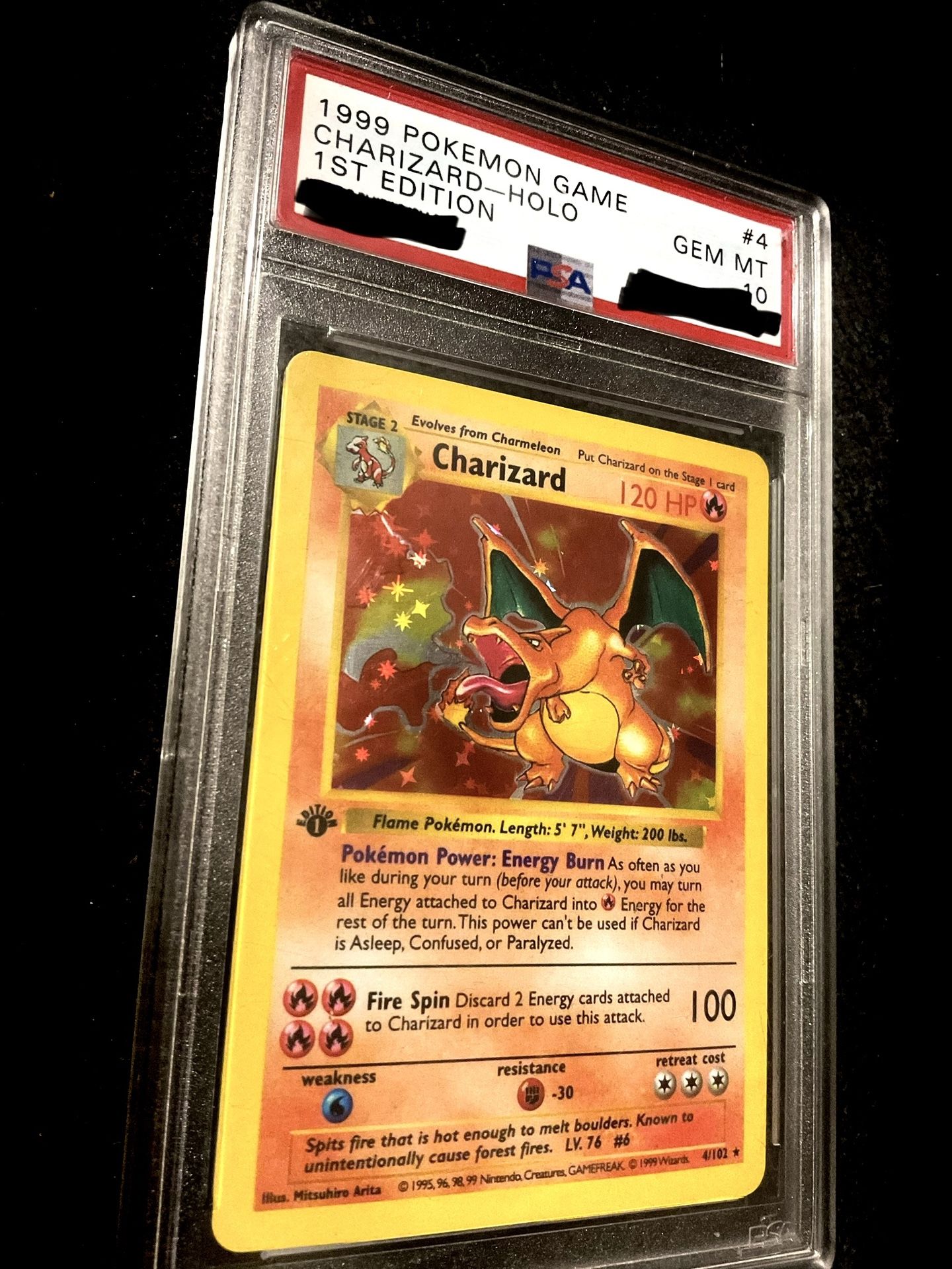 PSA 10 CHARIZARD 1ST EDITION