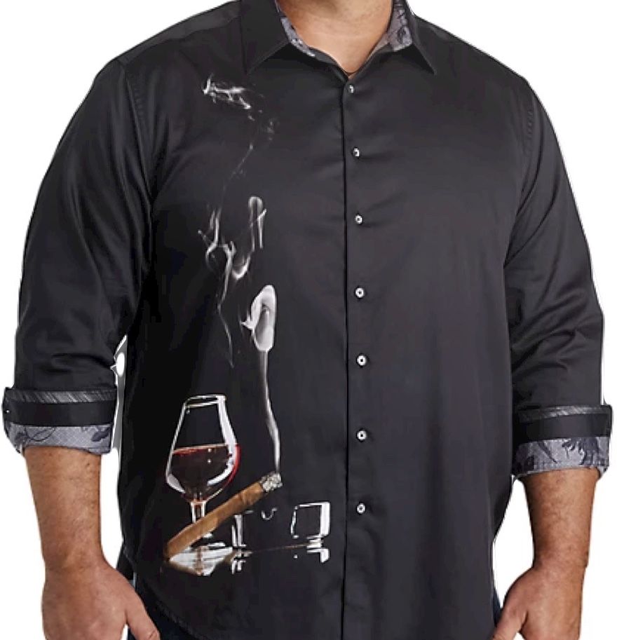 Robert Graham Cigar And Cognac Artwear