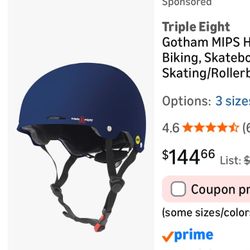 Triple Eight Gotham MIPS Helmet size L-Xl   - Ideal for Biking, Skateboarding, & more New 