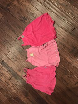 3 girls swim suit covers