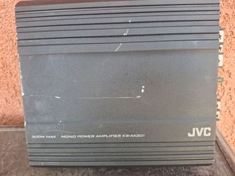 AMPLIFICADOR AMPLIFIER JVC 500.1 MONO BLOCK GOOD CONDICIÓN ABLO ESPAÑOL