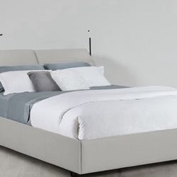 CITY furniture leather queen bed