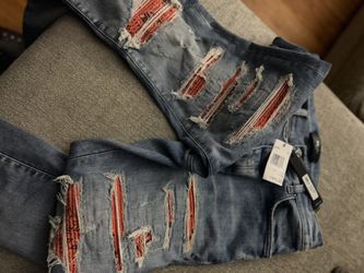Amiri Mx1 Bandana Thrasher Denim