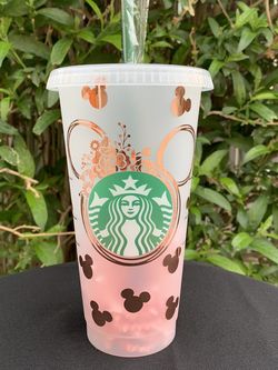 Disney Theme- Starbucks Cup Rosegold 😍